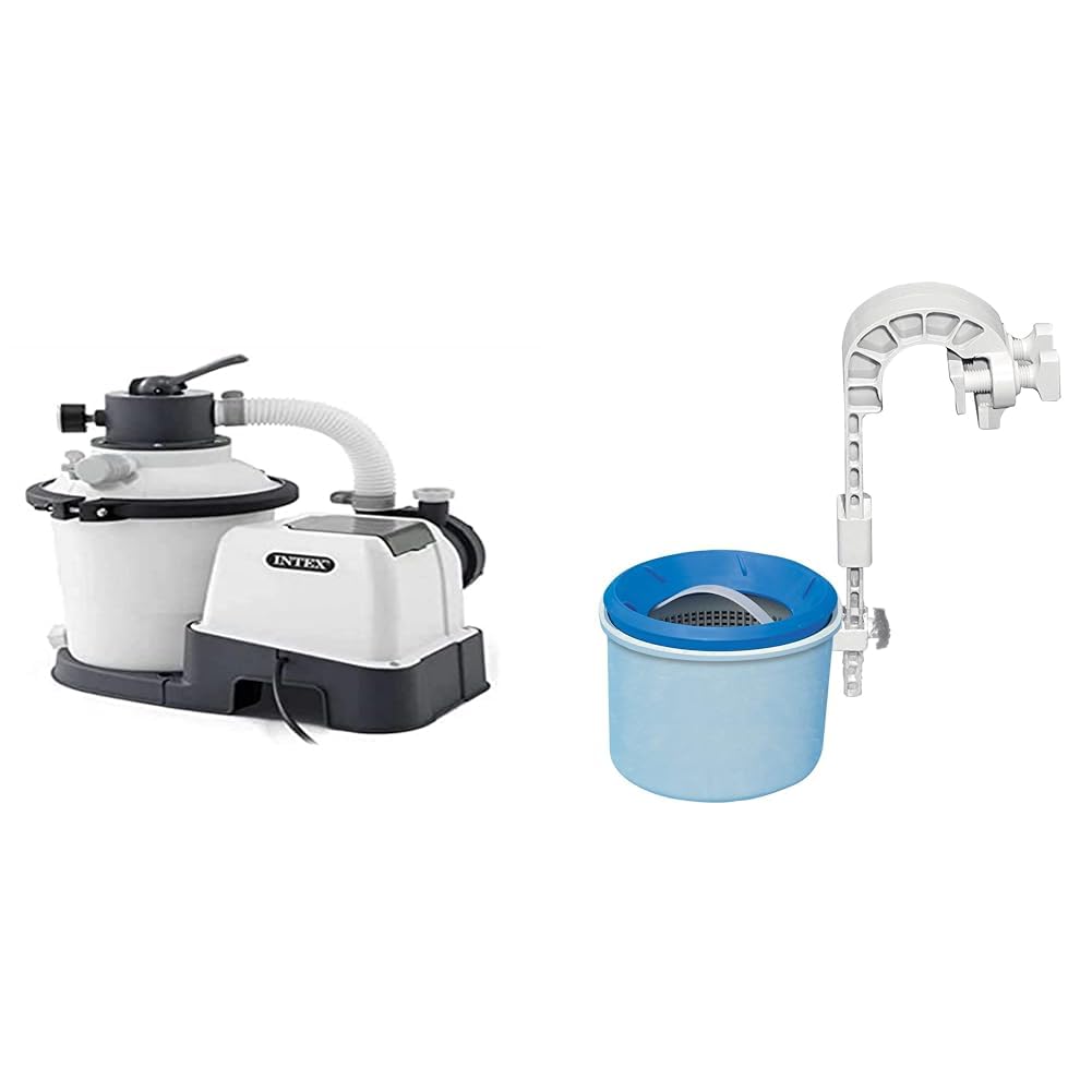 Filtre à Sable Intex Krystal Clear 7900 L/h - Pour Piscines Jusqu'à 37800 Litres