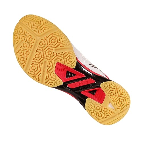 Image of Li-Ning Blade Pro Non-Marking Badminton Shoes (Standard White /Fire Red;7UK)