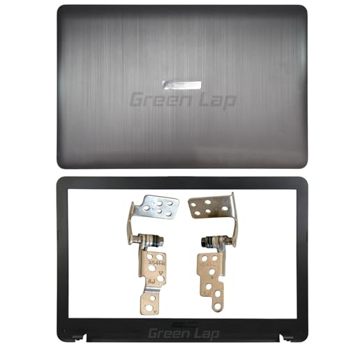 Image of Green Lap - Fresh Energy 15.6 inch LCD Back Cover - Compatible with ASUS X541, R541, K541U, R541U, F541, - Black Color - AB Cover with Hinges (Check Hinge Type Before Order)