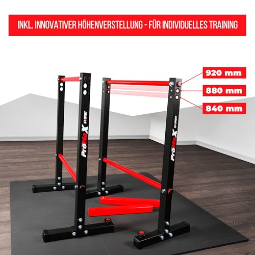 K-Sport Heavy Duty Dip Bar Stand | Adjustable Multi Function Parallel Bars & Calisthenics Station | 290kg Max Load | Home Gym Equipment for Upper Body Workout Strength Training (Parallettes) EU Made - Image 6