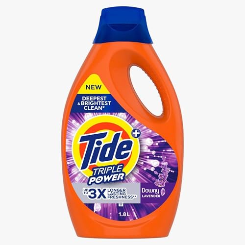 Tide Triple Power with a Touch of Downy Lavender Liquid Detergent 1.8L