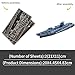 DBEIXIWEI 1:1500 Unassembled USS Roosevelt Aircraft Carrier CVN-71 Model Metal Nautical Ship Miniature Boat Model Toys for Kids