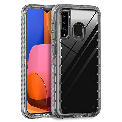 MXX Heavy Duty Case for Samsung Galaxy A20 / A30 Cases - (No Screen Protector) Drop Protection Tough Case for Galaxy A20 (Clear)