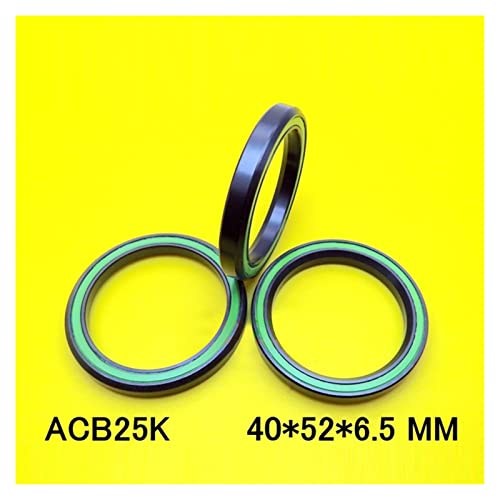 KOVNOVI 3PCS 1-1/2 1.5 Inch 38.1mm Bicycle Headset Bearing MH-P25K ACB25K HD1404K (40x52x6.5, 36/45) for Cane Creek 40 Series Headset Accessories