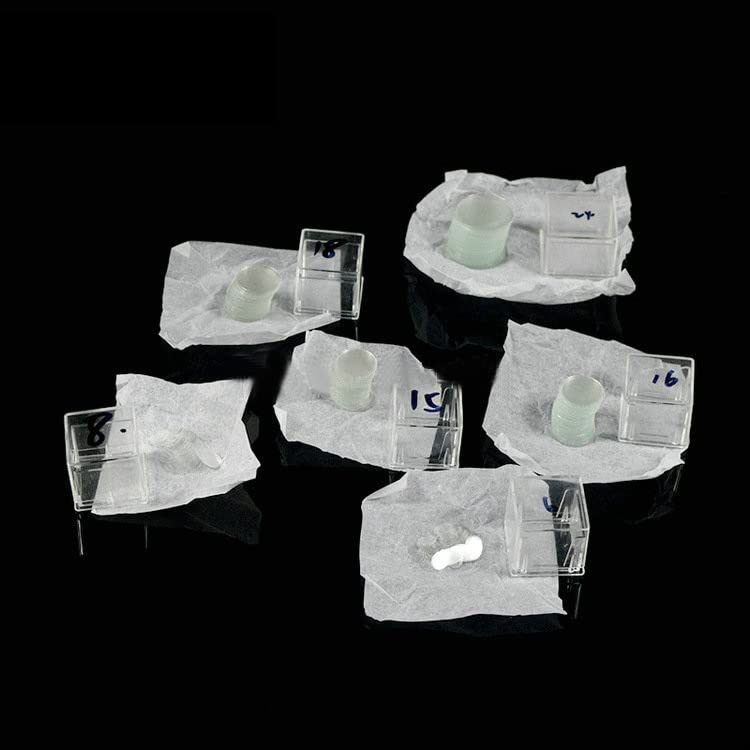 3–50 mm Glas-Mikroskop-Deckglasfolien, 100 Stück, runde, leere Folien, Deckgläser(50mm)