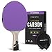 PRO-SPIN Racchetta da Ping Pong – Omologata ITTF in Fibra di Carbonio | Serie Elite a 7 Strati, Gomma Premium, Spugna da 2 mm e Custodia Protettiva (Viola, Confezione da 1)