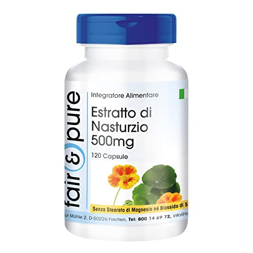 Fair & Pure® - Estratto di Nasturzio 500mg - Vegan - 120 Capsule