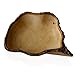 roro Hand-crafted Sustainable Mango Wood Fruit Bowl with Bark Edges, 16 Inch Large
