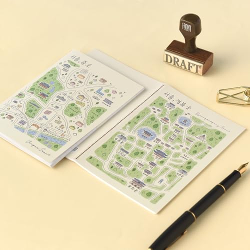 Stitch Mini Line Note Seoul-Street Monolike - Lot de 4 carnets de notes lignés - 4