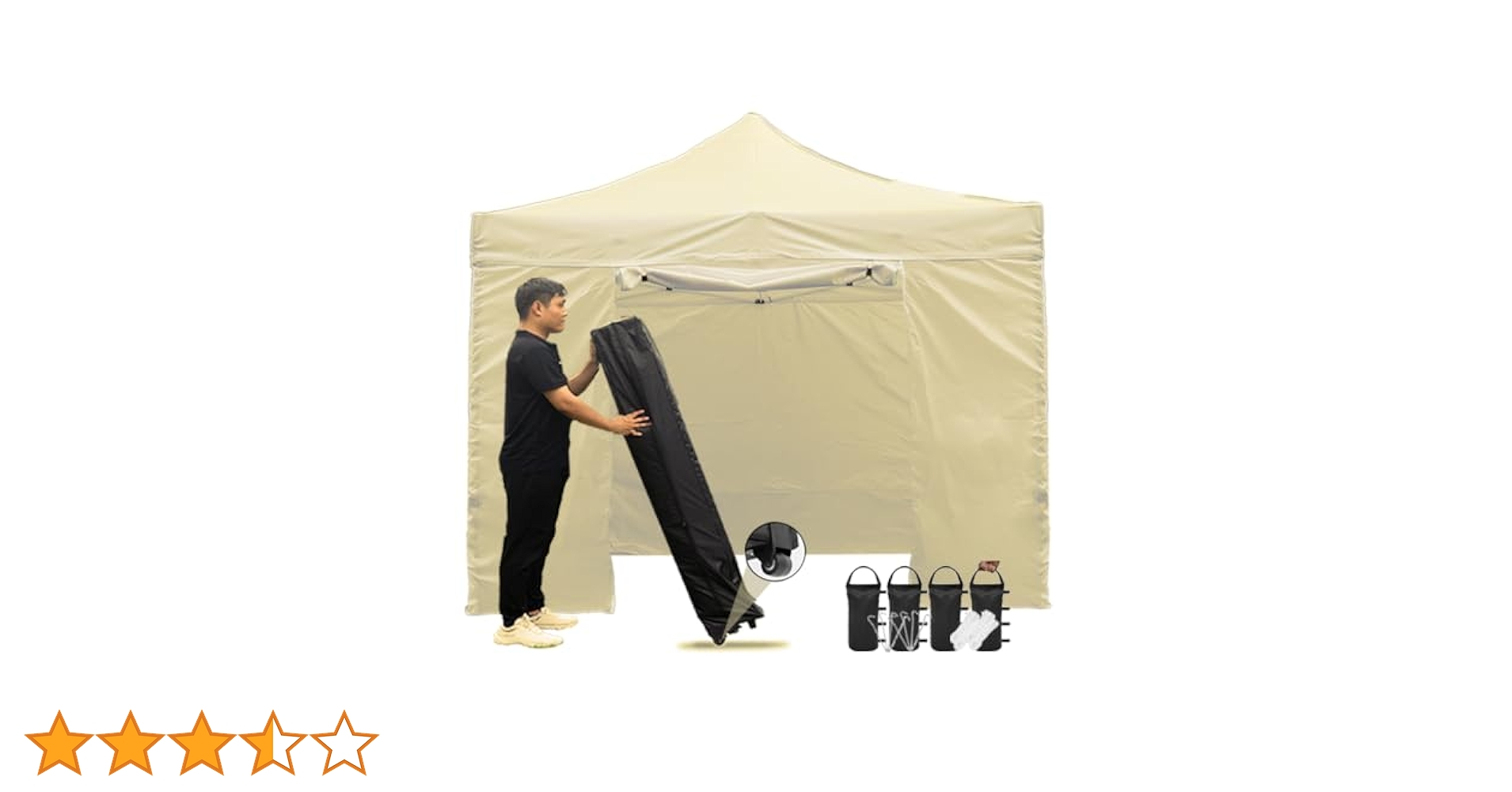 Amazon.co.jp: ToopTapu 同じ幅でもより立派!! ワンタッチタープ