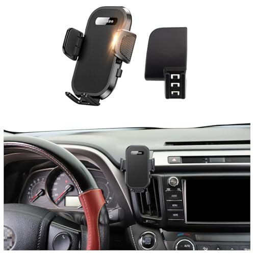 soukeo Upgraded Car Phone Holder Fits for Toyota RAV4 2013-2018 Auto Accessories,Cradles Adjustable Cell Phone Mount for 4-7 in Phones