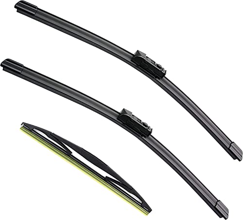 Image of 3 Factory windshield wiper blades Replacement for 2019-2021 Subaru Forester | Original Equipment,Front and Rear,26 inch /16 inch /14 inch (Set of 3) Top Lock,Premium All-Seasons,Easy Installation