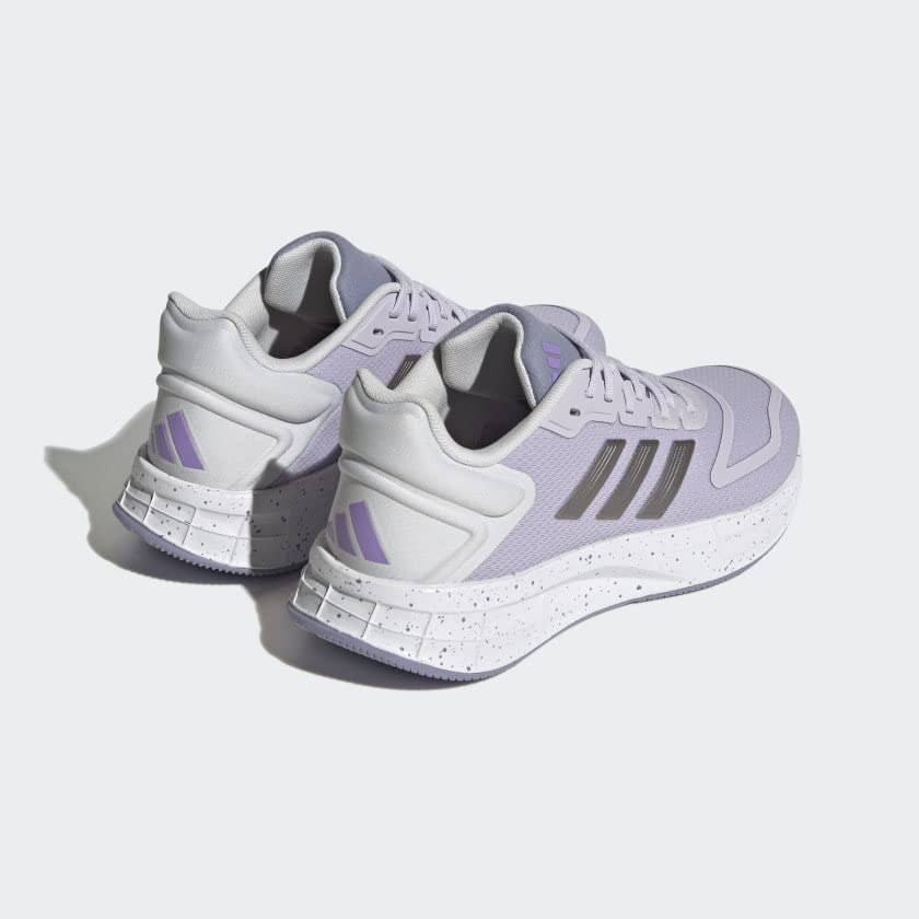 Image of adidas Women's Duramo SL 2.0 Sneaker, Silver Dawn /Taupe Metallic /Violet Fusion, 13.5
