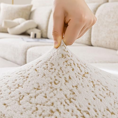 Couvercle de canapé extensible pour rénover un sofa usé 4 places - 4