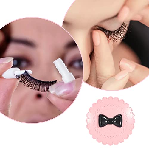 Empty Eyelashes Storage Box 3 Layer False Eyelash Travel Case Fake Eye Lash Organizer With Mirror For Women Girls Daily Makeup #TOP6