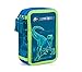 Produktbild Dinosaurier Dino Jurassic World T-Rex 3-Stock Dreistöckige FEDERTASCHE FEDERMAPPE kompatibel mit Federmäppchen mit Sticker-von-Kids4shop 3 - Fächer