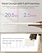 SANDUODD for iPad Pro 13 inch Case M5/M4 (2025/2024), Multi-Angle Y Fold Stand Magnetic Premium PU Leather Full Protective Case with Hidden Pencil Holder (Cream White)