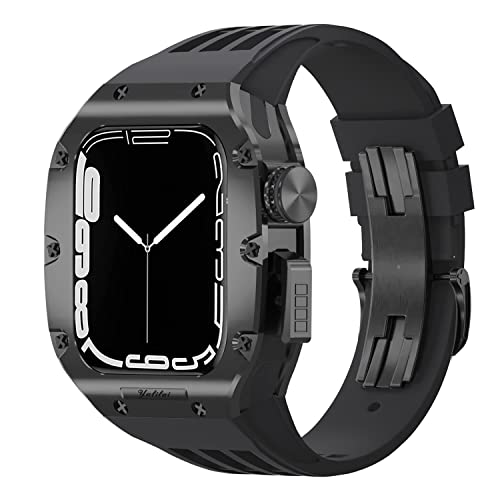 Bracelet Apple Watch 45mm et boîtier titane kit de luxe iWatch