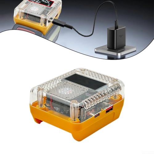Adaptador de batería con pantalla digital que optimiza la carga rápida 4