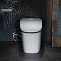 WOODBRIDGE B0931S Voice Control Smart Bidet Toilet with 1.28 GPF Dual Flush Auto Open & Close,Foot Sensor Flush,1000 Gram Map Flushing Score,LED Display,Chair Height Design and Cleaning Foam Dispenser