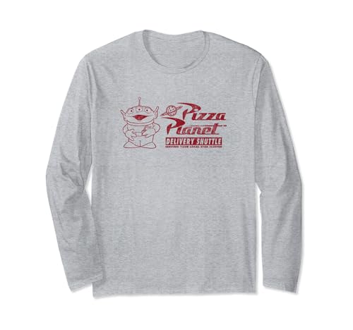 T-shirt Toy Story Alien Pizza Planet Disney Pixar à manches longues pour fan