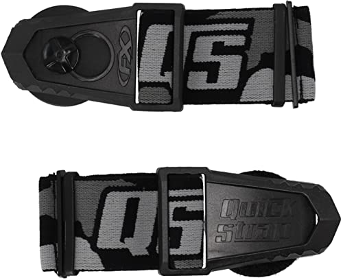 Acerbis Quick Strap Sistema Di Montaggio Occhiali (Grey/Black,One Size)