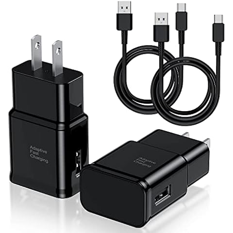 Type C Charger Fast Charging with 2 Pack USB C Wall Charger & 6ft Cable for Android Phones Cover