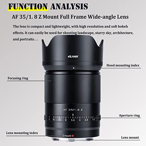 Lente VILTROX 35mm F1.8 STM para Nikon Z-Mount - Fernando Cortés