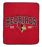 NCAA Illinois State Redbirds Vintage Arch Block Ultra Soft Blanket