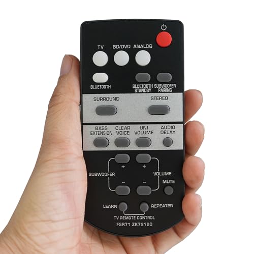 Mando de sustitución FSR71 ZK72120 para recuperar el audio de tu Yamaha YAS203