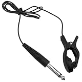 AYLIFU Guitar Clip-On Pickup Clip-On Mic Portable Pickup Black for Classical Guitar Violin and Other Tuners Sound Amplifiers and Speakers 1PCS