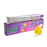 KÜÜL - Color System Funny Colors Tinte Semipermanente Tono Amarillo Neón 90 ml, Aceite de Coco, Filtro UV y Colágeno,...