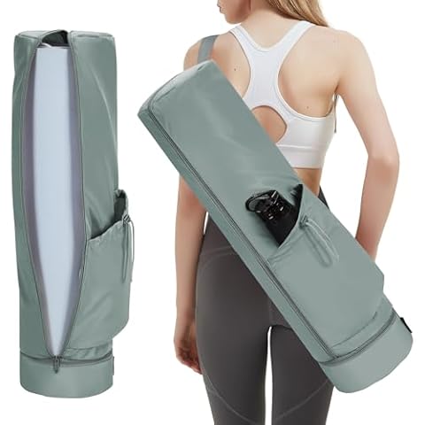 sportsnew Large Yoga Mat Bag with Pockets Cover