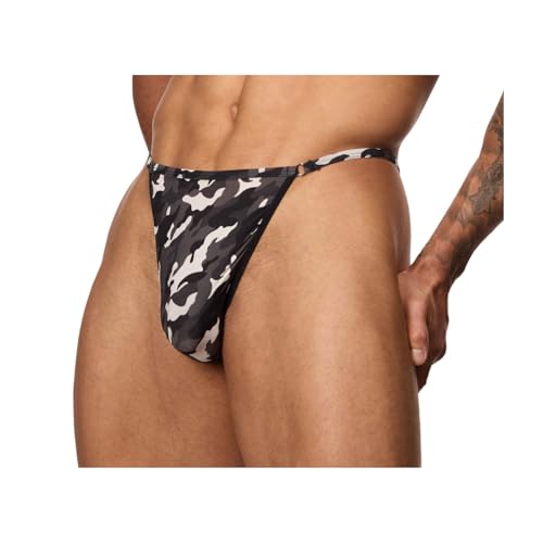 Body Aware Wild Side Men's Strappy Thong with Contoured Pouch - Sexy Men's Underwear
