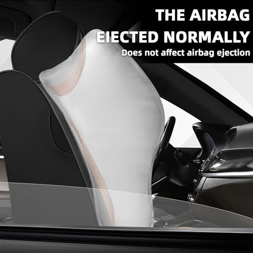 Image of Car Seat Cover Fit for Nissan 370Z 2009-2021,Compatible Airbag Non-Slip Waterproof Seat Cover,Car Seat Protector Premium Interior (Luxury 2 Seats,Black Orange)