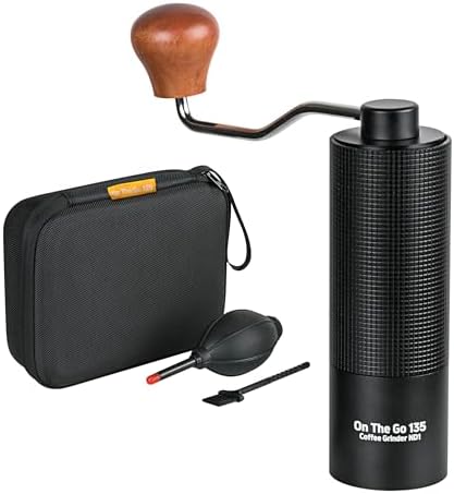 Manual Coffee Grinder - Stainless Steel Conical Burr with Adjusta...
