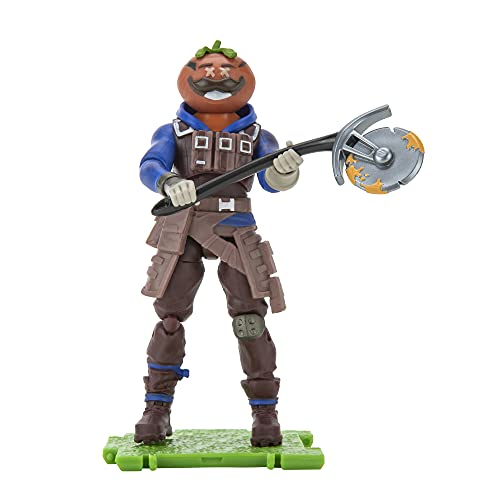 Fortnite Squad Mode Tomatotown Legends 4-Figure Pack, Series 6, Including Weapons, Harvesting Tools, Building Materials, Stands, And More #TOP4