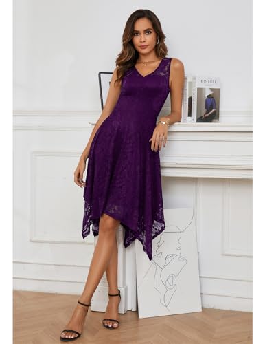 Image of Meetjen Women's Lace Cocktail Party Dresses 2026 Formal Wedding Guest