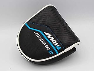 Sigma 2 Mallet Putter Headcover Black/White/Blue