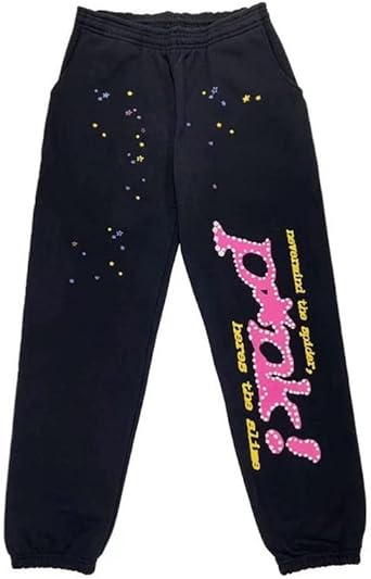 Amazon.com: Hip Hop Sp5der 555555 Pants Men Women 1:1 Angel Spider Sweatpants : Clothing, Shoes 