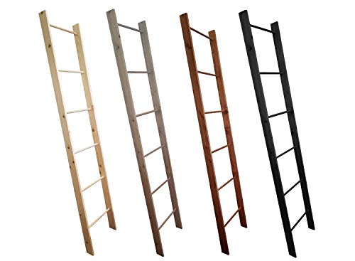 Decorative Blanket Ladders 4 FT, 5 FT, 6 FT, 7 Ft and 8 FT Rustic Wooden Quilt Ladder Rack