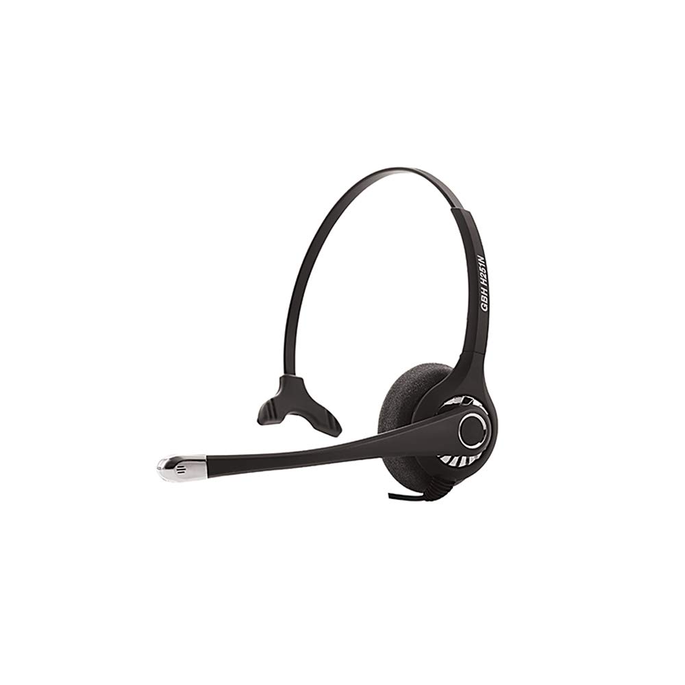 GBH H251 N Binaural Noise Cancellation Headset Wired Headset with Mic (Black & Grey) 3.5 MM Connector-image-19