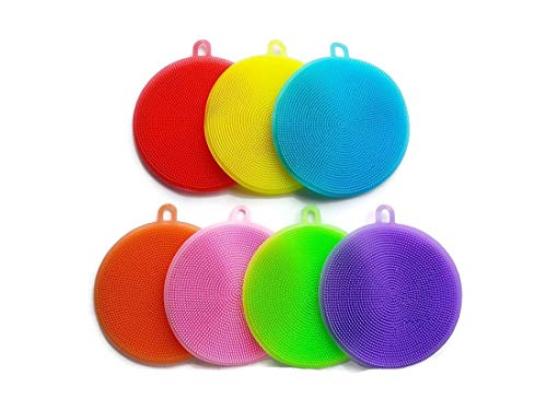 GJPW Silicone Sponge - Dish Washing Brush Scrubber...