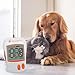 Blood Sugar Glucose Monitor System for Dogs and Cats - Pet Glucose Monitoring Kit - Accurate Diabetes Testing 2 Calibrated Code-Chips for Dog/Cat, Lancets, Logbook - Monitor + 50 Test Strips