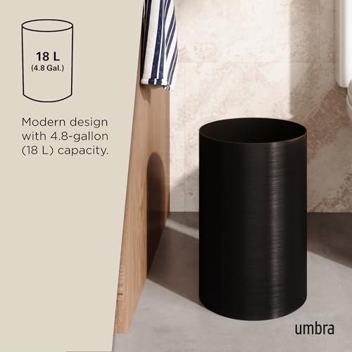 Caneca de basura Umbra Metalla plástico 4.5 gal miniatura 4