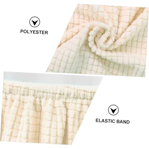Funda para sillón de masaje blanca para proteger tapicería usada 4