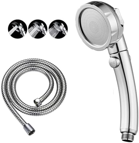 Chuveiro De Mão Alta Pressão Com Suporte Sem Furadeira