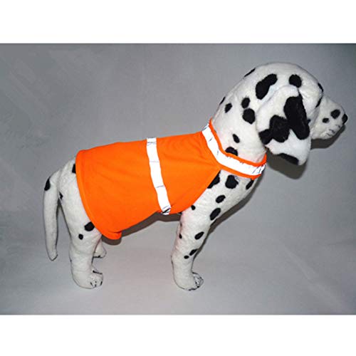 VILLCASE Gilet di sicurezza riflettente per cani