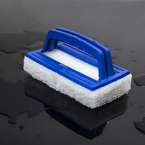 Uoark Hand-Held Sponge Swimming Pool Brush,Hand-Held Bath Scrubber,Heavy Duty Scrub Sponges,Sponge...
