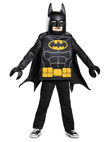 Jakks Pacific- Lego Movie Batman, Gotham Disfraz, Color Negro, 4/6 Jahre (104/116) (5)